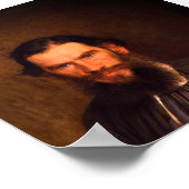 Portrait von Leo Tolstoi (von Ivan Kramskoi, 1873) Poster (Ecke)