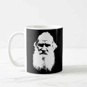 Portrait von Leo Tolstoy Kaffeetasse