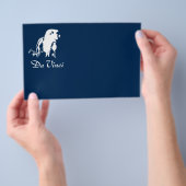 Portrait von Leonardo Da Vinci Flyer (Handgriff)