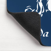 Portrait von Leonardo Da Vinci Mousepad (Ecke)