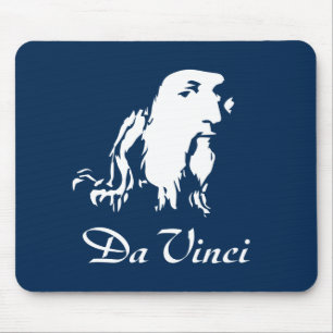 Portrait von Leonardo Da Vinci Mousepad
