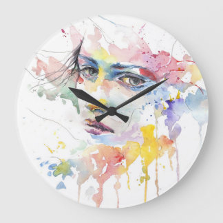 Portrait von Leuten Große Wanduhr