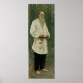 Portrait von Lev Tolstoi 1901 Poster (Vorne)