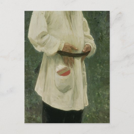 Portrait von Lev Tolstoi 1901 Postkarte (Vorderseite)