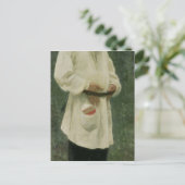 Portrait von Lev Tolstoi 1901 Postkarte (Stehend Vorderseite)