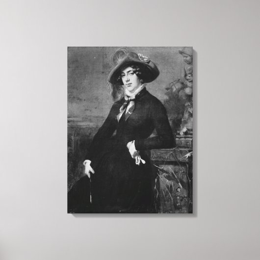 Portrait von Lola Montez , 1844 Leinwanddruck (Vorderseite)