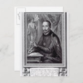 Portrait von Lope Felix de Vega Carpio Postkarte (Vorne/Hinten)