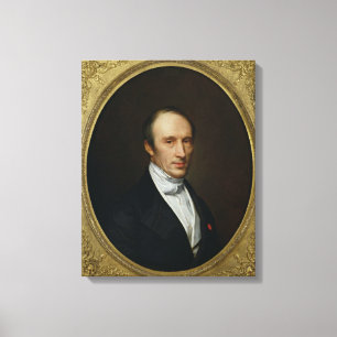 Portrait von Louis Cauchy Leinwanddruck