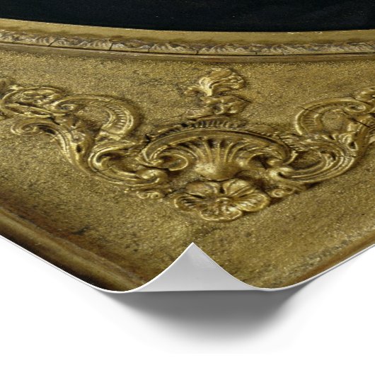 Portrait von Louis Cauchy Poster (Ecke)