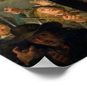 Portrait von Louis-Marie de Salgues Marquis Poster (Ecke)