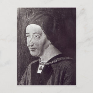 Portrait von Louis XI 1482 Postkarte
