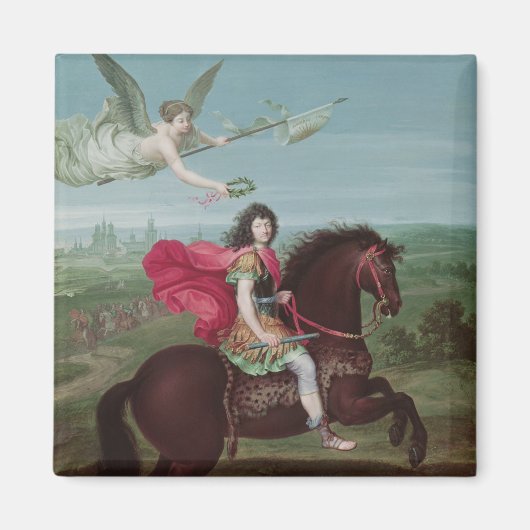 Portrait von Louis XIV 2 Magnet (Vorne)