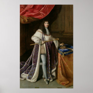 Portrait von Louis XIV 2 Poster