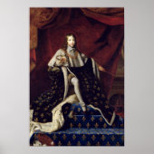 Portrait von Louis XIV. im Alter von 10, 1648 Poster (Vorne)