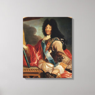 Portrait von Louis XIV Leinwanddruck