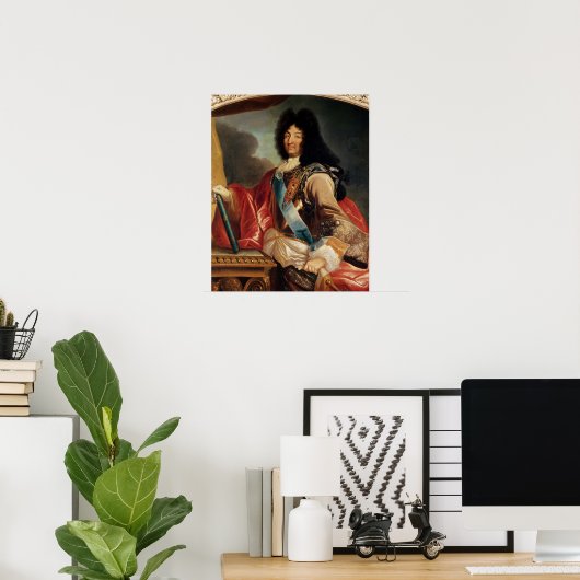 Portrait von Louis XIV Poster (Heimbüro)