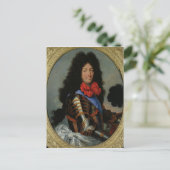 Portrait von Louis XIV Postkarte (Stehend Vorderseite)