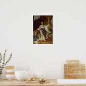 Portrait von Louis XV in seinen Koronationsrobuste Poster (Küche)