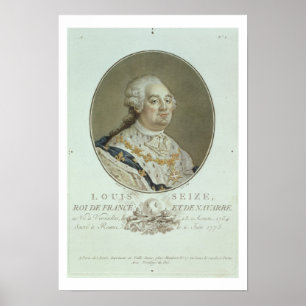 Portrait von Louis XVI (1754-1993) von "Portraits  Poster