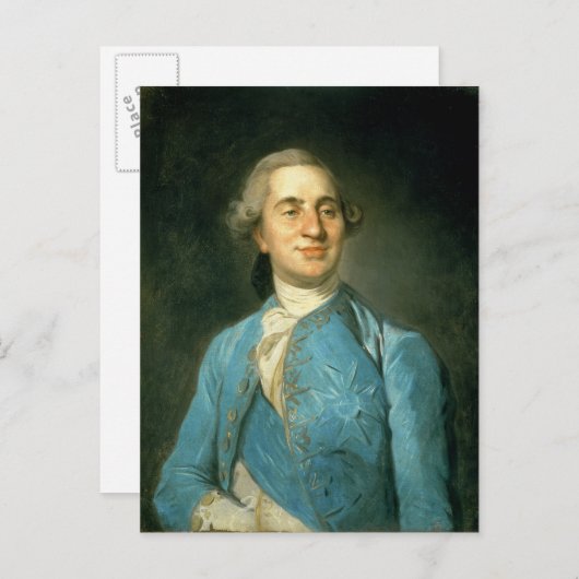 Portrait von Louis XVI 1775 Postkarte (Vorne/Hinten)