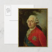 Portrait von Louis XVI King of France Postkarte (Vorne/Hinten)