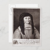 Portrait von Louise de Marillac Postkarte (Vorne/Hinten)