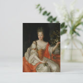 Portrait von Louise-Francoise de Bourbon Postkarte (Stehend Vorderseite)