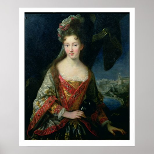 Portrait von Louise-Hippolyte (1687-1731), Prinzes Poster (Vorne)