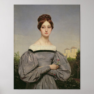 Portrait von Louise Vernet Tochter Poster