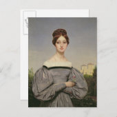 Portrait von Louise Vernet Tochter Postkarte (Vorne/Hinten)