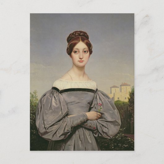 Portrait von Louise Vernet Tochter Postkarte (Vorderseite)