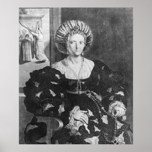 Portrait von Lucrezia Borgia Poster (Vorne)