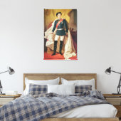 Portrait von Ludwig II von Bayern in Uniform Leinwanddruck (Insitu (Schlafzimmer))