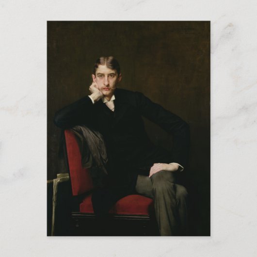 Portrait von M. Fitzgerald, 1889 Postkarte (Vorderseite)
