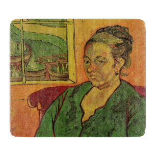 Portrait von Madame Augustine Roulin 1888 Schneidebrett