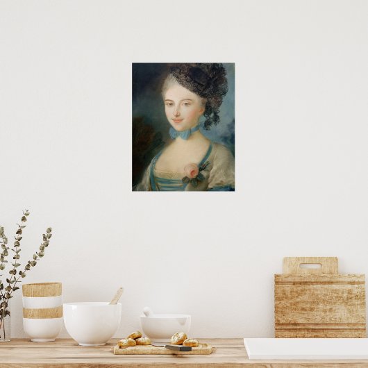 Portrait von Madame Balzac, c.1798 Poster (Küche)