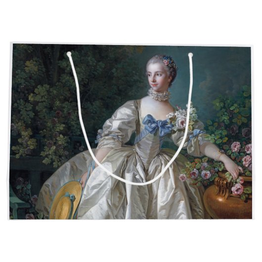Portrait von Madame Bergeret, Boucher Große Geschenktüte (Rückseite)