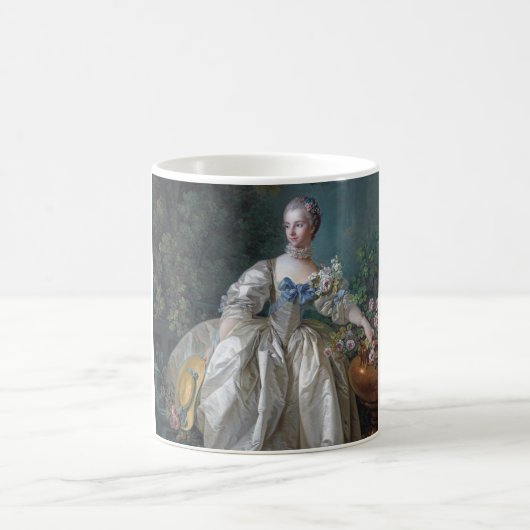 Portrait von Madame Bergeret, Boucher Kaffeetasse (Mittel)