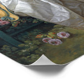 Portrait von Madame Bergeret, Boucher Poster (Ecke)