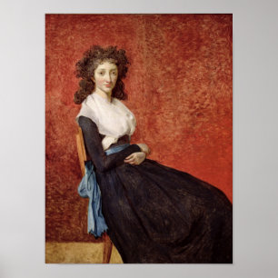 Portrait von Madame Charles-Louis Trudaine Poster