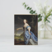 Portrait von Madame de la Sabliere Postkarte (Stehend Vorderseite)