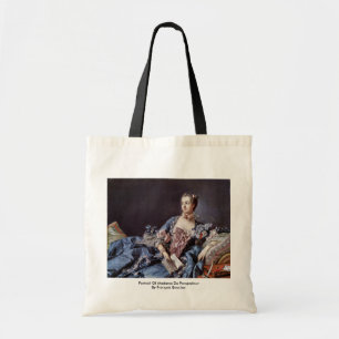 Portrait von Madame de Pompadour Tragetasche
