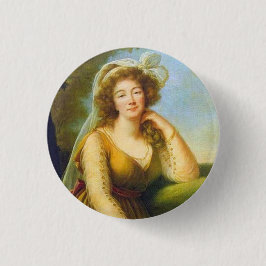 Portrait von Madame du Barry Button