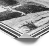 Portrait von Madame du Deffand, 1760 Poster (Ecke)