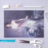 Portrait von Madame E. L. Doyen (1910) von Boldini Seidenpapier (Handwerk)