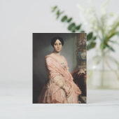 Portrait von Madame F, 1850-51 Postkarte (Stehend Vorderseite)