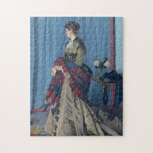 Portrait von Madame Gaudibert Monet Kunstferien Puzzle