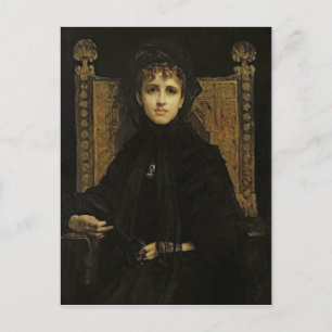 Portrait von Madame Georges Bizet 1878 Postkarte