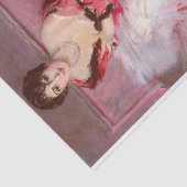 Portrait von Madame Juillard in Rot von Boldini Seidenpapier (Ausschnitt)