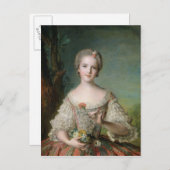 Portrait von Madame Louise de France Postkarte (Vorne/Hinten)